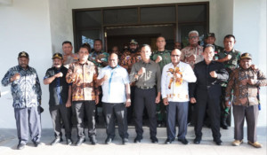 Sinergi Jaga Stabilitas Keamanan, Gubernur Papua Tengah Kunjungi Kogabwilhan III