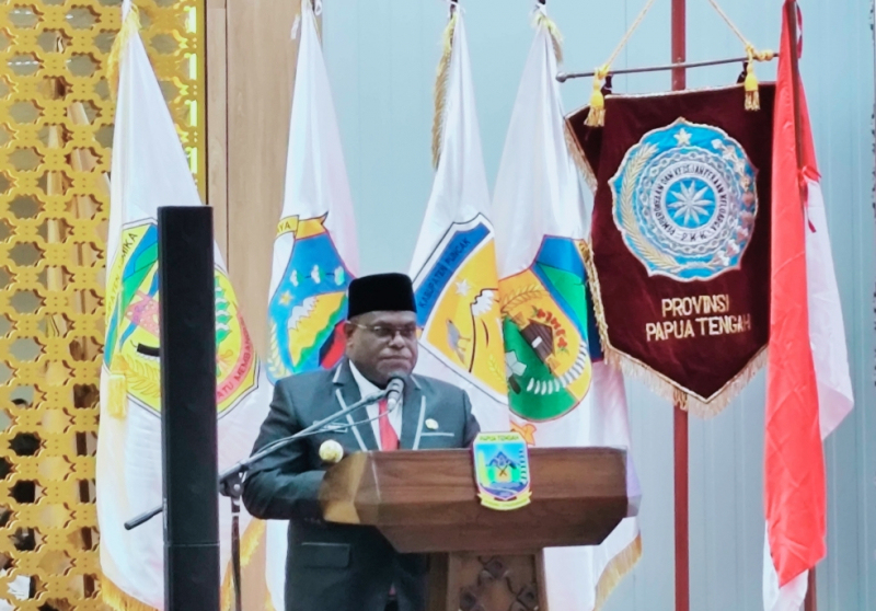 Gubernur Papua Tengah, Meki Nawipa. foto : humas
