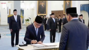 Presiden Prabowo Lantik Lima Menteri Baru dan Bentuk Kementerian Haji dan Umrah