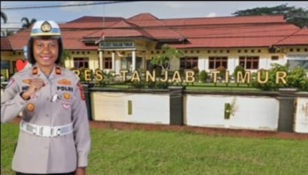 Kepala Satuan Lalu Lintas (Kasat Lantas) Polres Tanjung Jabung Timur, IPTU Meiselin, S.Trk., M.H., 