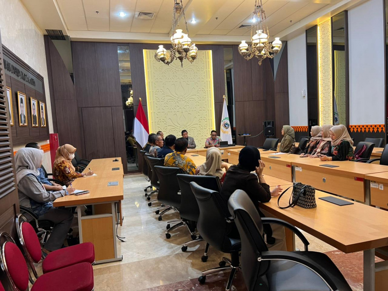 Banmus dan Banggar DPRD Provinsi Jambi melakukan kunjungan kerja ke Inspektorat Provinsi DKI Jakarta, Kamis (12/3/2026).