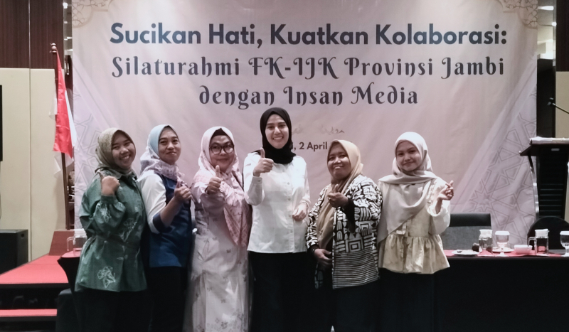 Ketua BEI Provinsi Jambi, Reina Novita Saat Kegiatan Halalbihalal FK-IJK Provinsi Jambi di Aston Jambi 