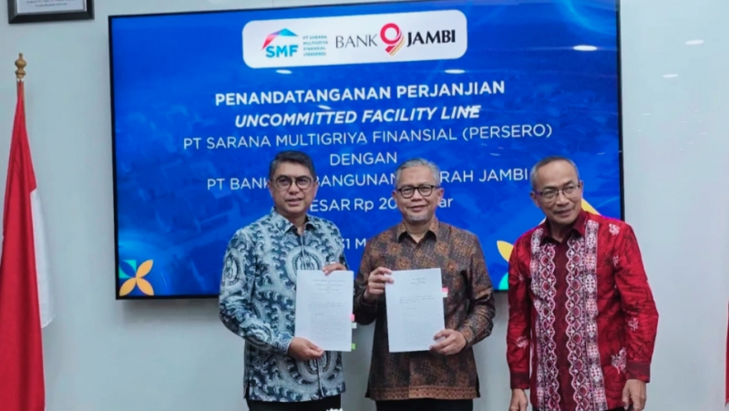 Bank Jambi Gandeng SMF, Perkuat Likuiditas Pembiayaan Perumahan Rp200 Miliar