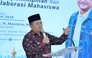 Maulana Lantik Pengurus GEMAKOJA 2026–2027, Mahasiswa Didorong Jadi 
