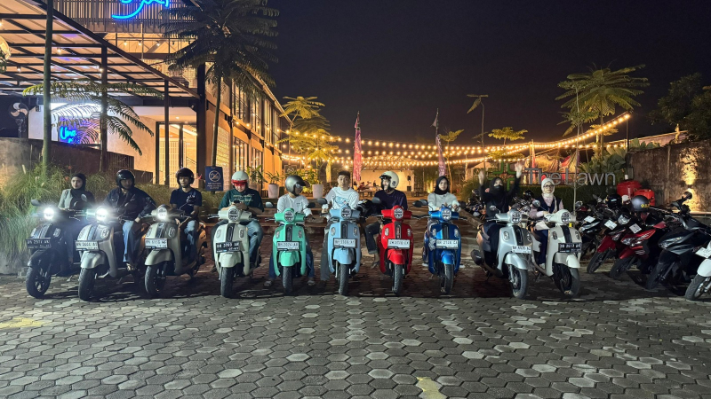 Aktivitas Komunitas Riders Yamaha Fazzio di Jambi 
