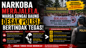 Narkoba Merajalela, Warga Sungai Baung Desak Polisi Bertindak Tegas