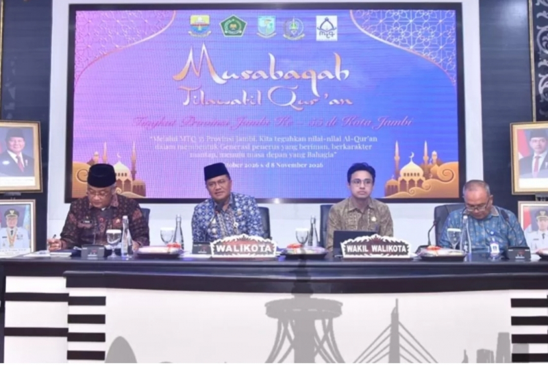 Wali Kota Jambi Pimpin Rapat Persiapan MTQ ke-55, Pemkot Targetkan Penyelenggaraan Sukses dan Berkesan