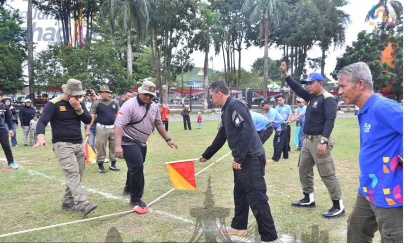 Salah satu lomba yang dipertandingan Antar OPD Meriahkan HUT ke-80 Pemkot Jambi