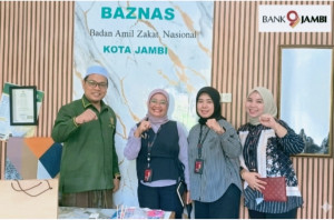 Sinergi BAZNAS Kota Jambi dan Bank 9 Jambi Diperkuat, Dari Posko Mudik hingga Bantuan Sosial