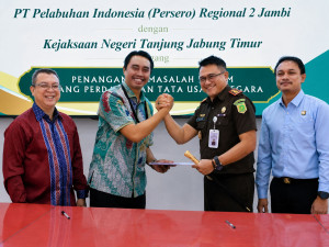 Pelindo Regional 2 Jambi Gandeng Kejari Tanjab Timur Perkuat Penanganan Hukum