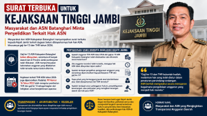 Masyarakat dan ASN Batanghari Surati Kejati Jambi, Minta Penyelidikan Terkait Hak ASN