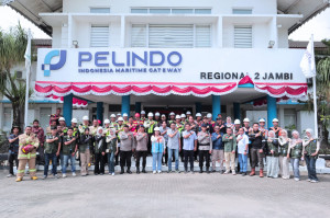 Pelindo Jambi Uji Kesiapsiagaan Ancaman Bom di Terminal Petikemas Talang Duku