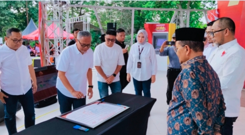 Peringatan HIM Provinsi Jambi 2026 digelar di kawasan Banjuran Budayo, Kotabaru, Kota Jambi, Sabtu (8/8/2026). 