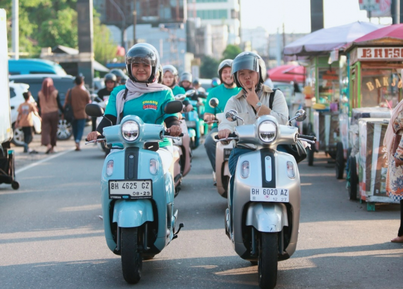 Yamaha Fazzio Hybrid, Teman Gaya Hidup Generasi Muda Jambi yang Dinamis dan Kekinian