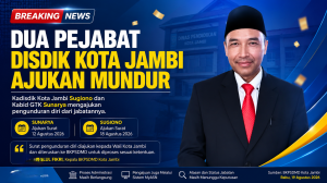 Dua Pejabat Disdik Kota Jambi Ajukan Pengunduran Diri, Administrasi Masih Diproses