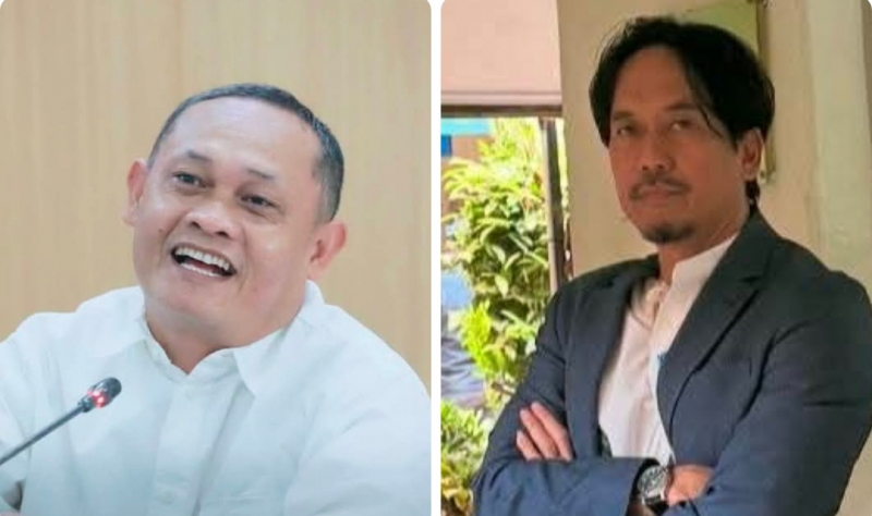 Anggota DPRD Kota Jambi, Joni Ismed dan Ketua Yayasan Lembaga Bantuan Hukum (YLBH) Firman Keadilan,Firmansyah, S.H., M.H. 