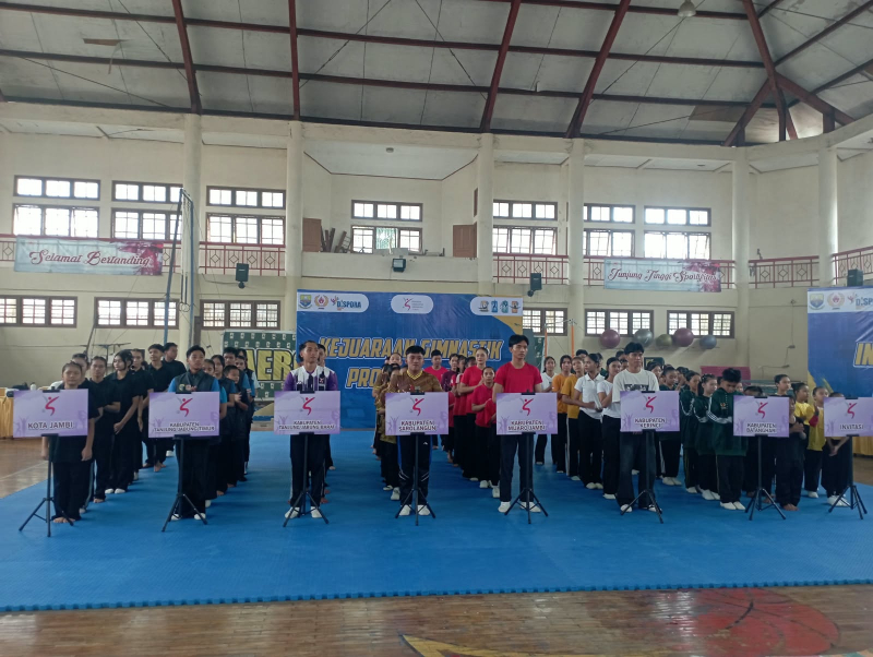 Tujuh Daerah Unjuk Kemampuan, Kejurprov Gimnastik Jambi Jadi Jalan Menuju PON